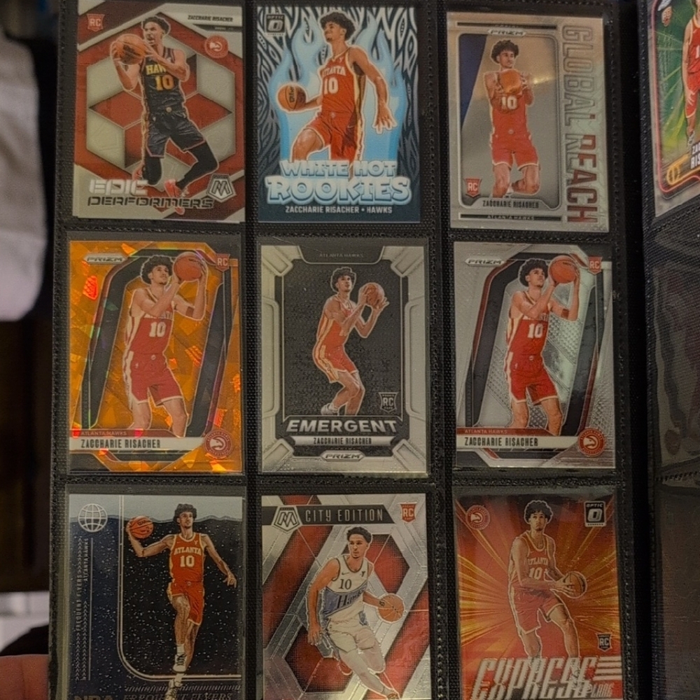 Zaccharie Risacher Rookie Basketball Trading Card Collection - 🔥 1$ Rookies 💎